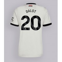 Maglia Calcio Manchester United Diogo Dalot #20 Terza Divisa 2024-25 Manica Corta